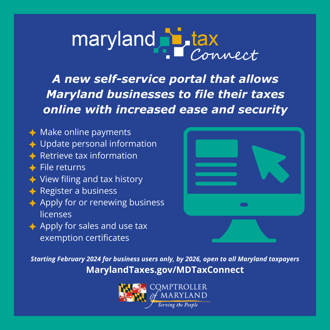 Maryland Tax Connect Image 2