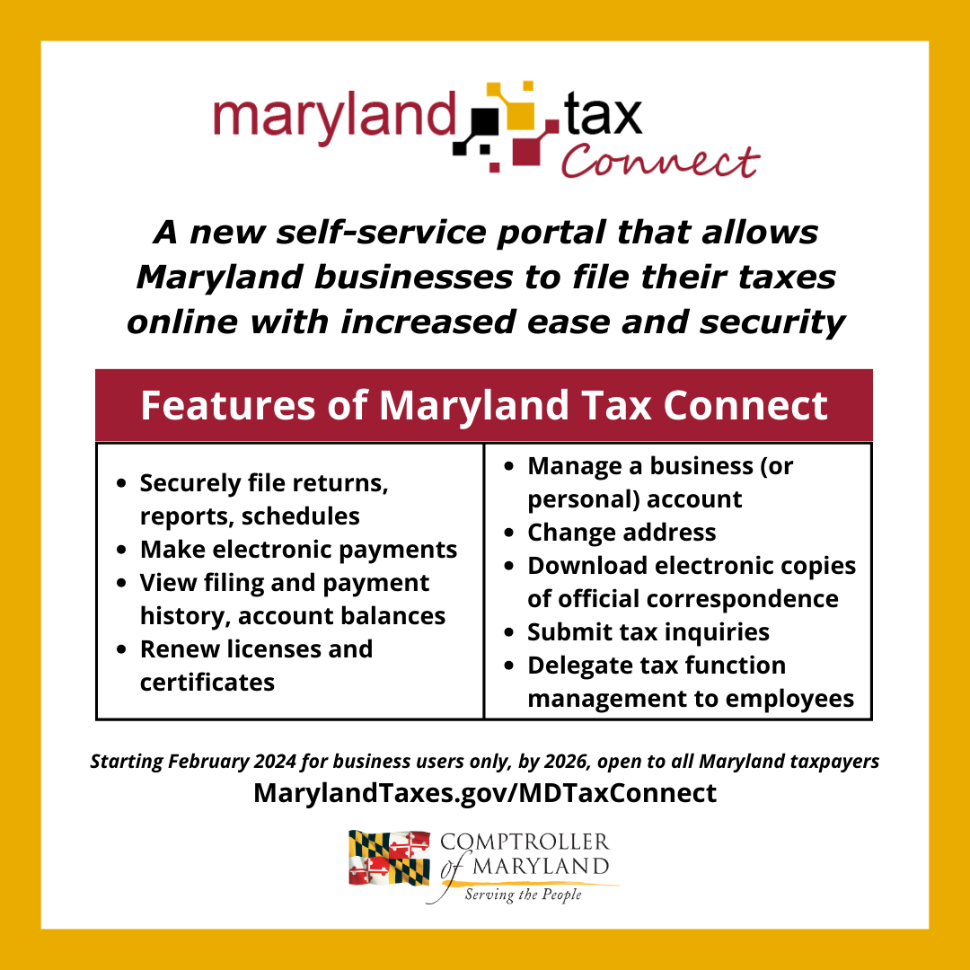 Maryland Tax Connect Image 3