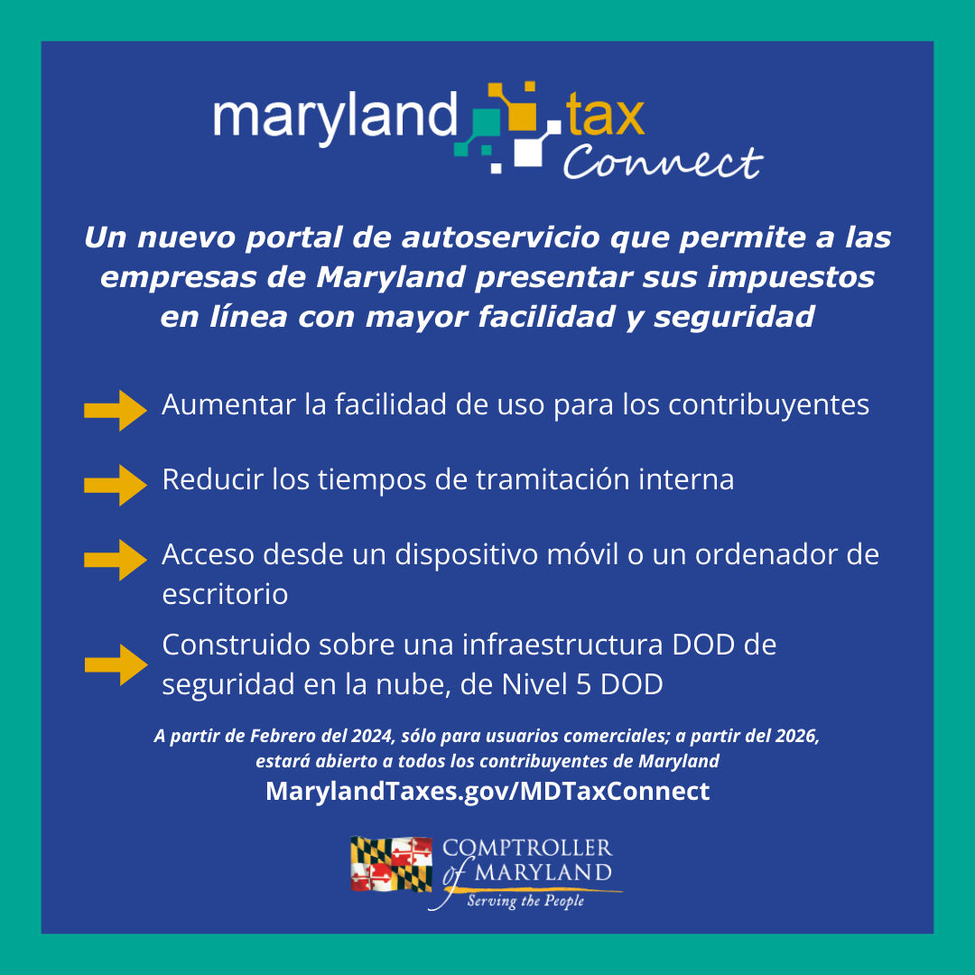 Maryland Tax Connect Spanish Image 8